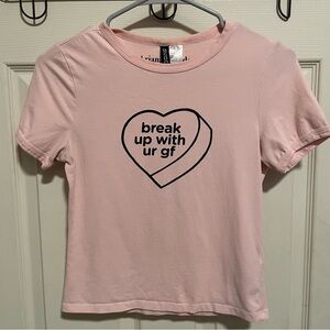H&M Pink Ariana Grande T-Shirt